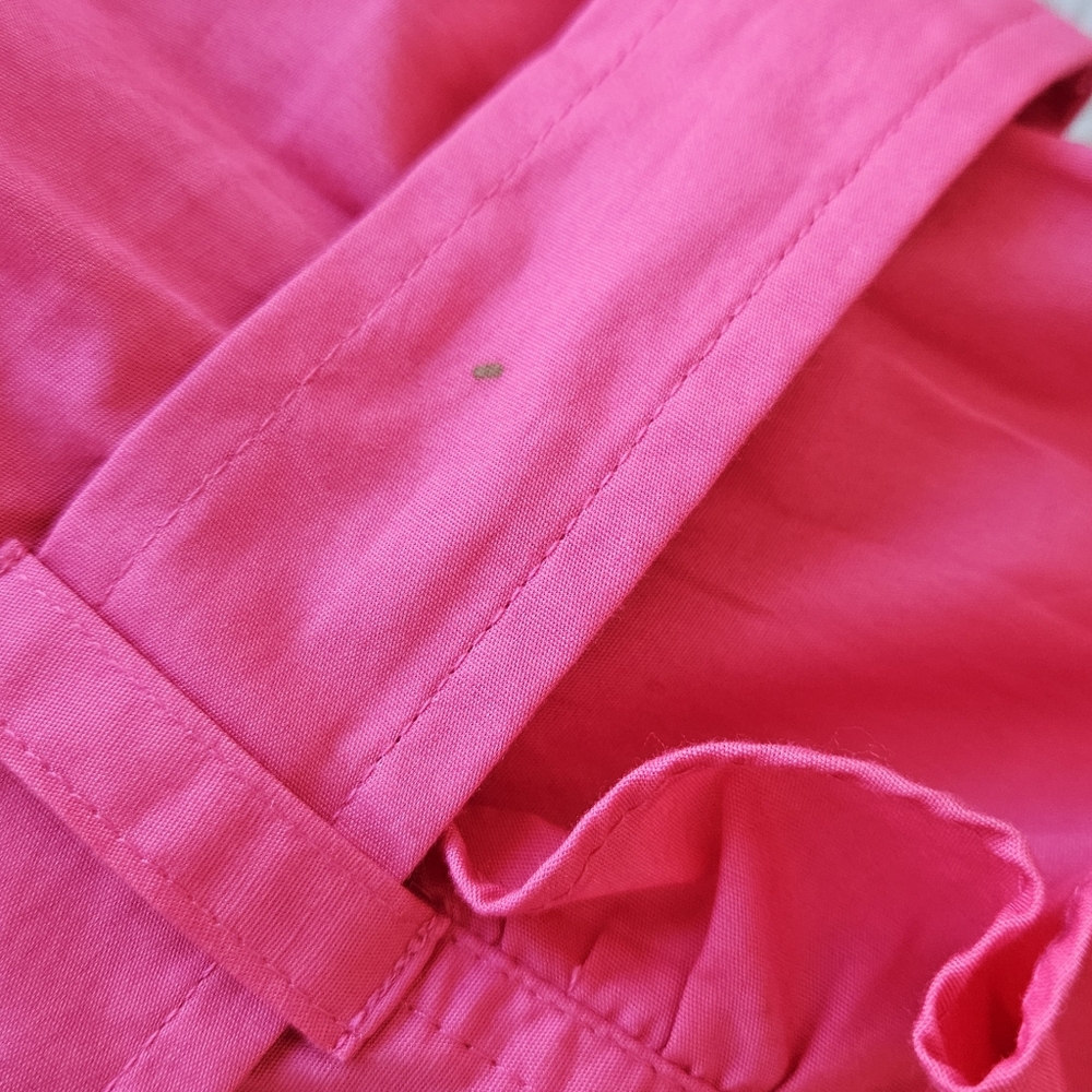 Pink Ruffled Button-Down Dress - Picture 8 of 15